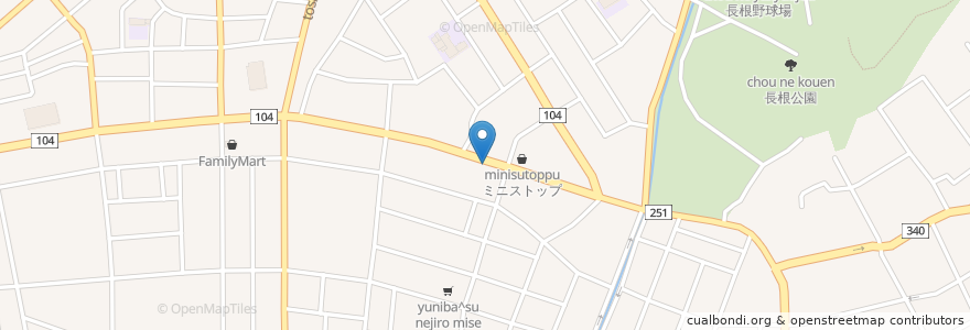 Mapa de ubicacion de こいけ薬局 根城店 en Giappone, Prefettura Di Aomori, 八戸市.