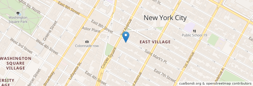Mapa de ubicacion de Barcade en Stati Uniti D'America, New York, New York, New York County, Manhattan Community Board 3, Manhattan.