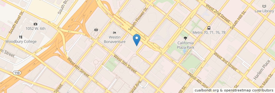Mapa de ubicacion de Z's Crazy Good en Stati Uniti D'America, California, Los Angeles County, Los Angeles.
