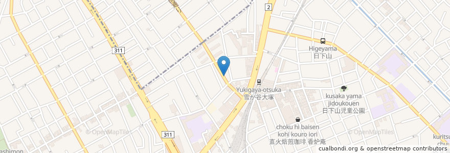 Mapa de ubicacion de ほり川 en Japan, Tokio, 大田区.