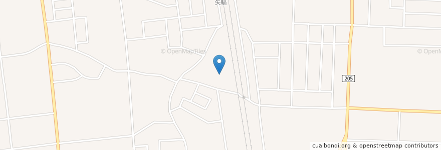 Mapa de ubicacion de 熊野神社 en ژاپن, 岩手県, 紫波郡, 矢巾町.