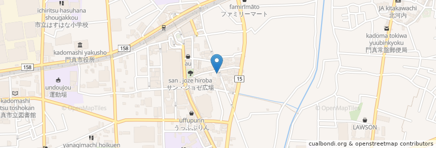 Mapa de ubicacion de 松下こどもクリニック en Япония, Осака, 門真市.