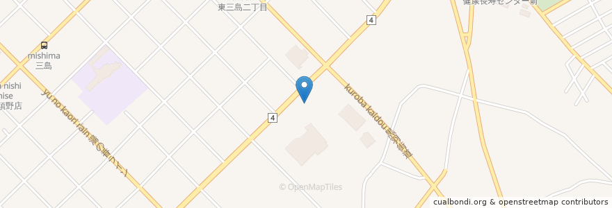 Mapa de ubicacion de カラオケバンバン en Japan, 栃木県, 那須塩原市.