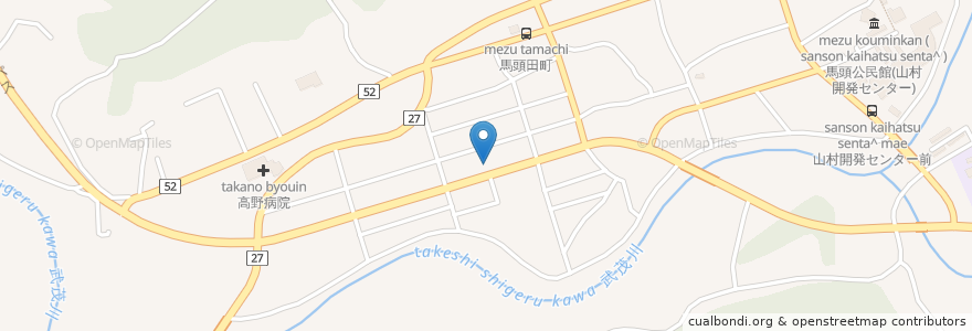 Mapa de ubicacion de トライウェル en 日本, 栃木県, 那須郡, 那珂川町.