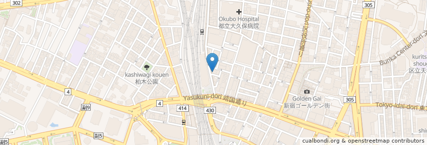 Mapa de ubicacion de Harebare Pecori Shinjuku en Japón, Tokio, Shinjuku.
