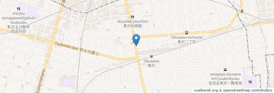 Mapa de ubicacion de アンリーヴル en 일본, 도쿄도, 目黒区.