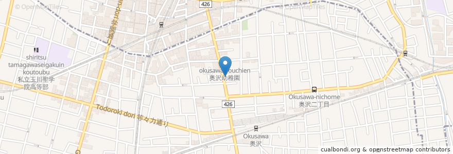 Mapa de ubicacion de MELLOW BROWN COFFEE en Giappone, Tokyo, 目黒区.