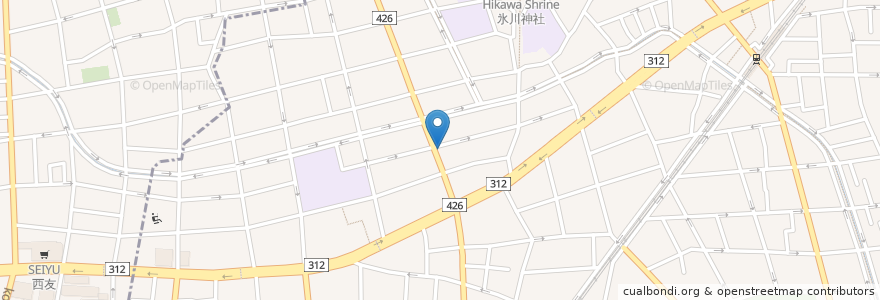 Mapa de ubicacion de あつみ整形外科・眼科クリニック en Japon, Tokyo, 目黒区.