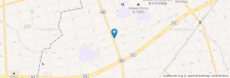 Mapa de ubicacion de てらだ動物病院 en Japon, Tokyo, 目黒区.