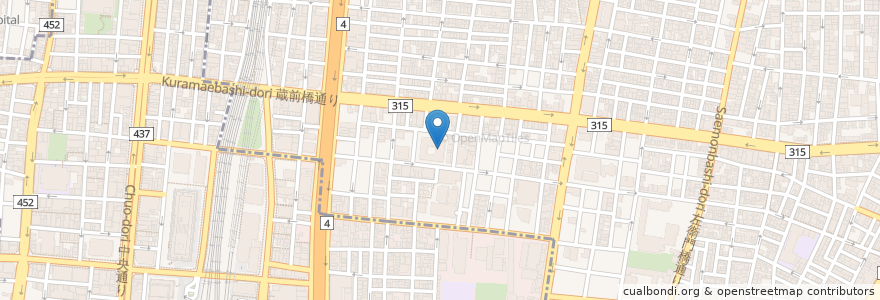 Mapa de ubicacion de つばさ相談支援センター en 日本, 東京都.