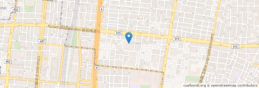 Mapa de ubicacion de たいとう高齢者在宅サービスセンター en 日本, 东京都/東京都.