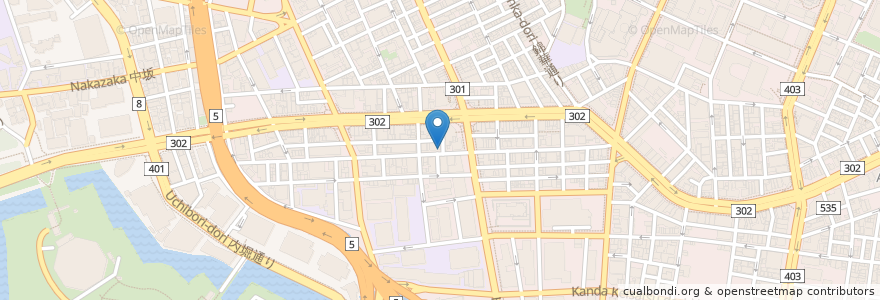 Mapa de ubicacion de muang Thai en Japonya, 東京都, 千代田区.