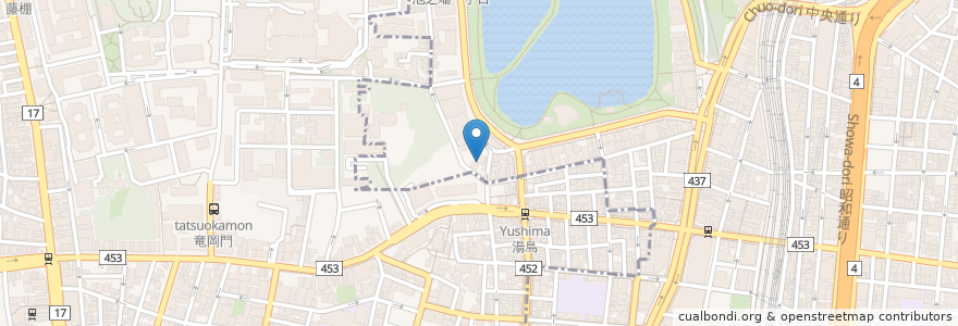 Mapa de ubicacion de 福成寺 en 日本, 东京都/東京都.