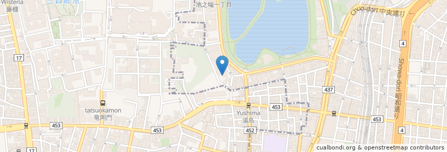 Mapa de ubicacion de 教證寺 en Japonya, 東京都.