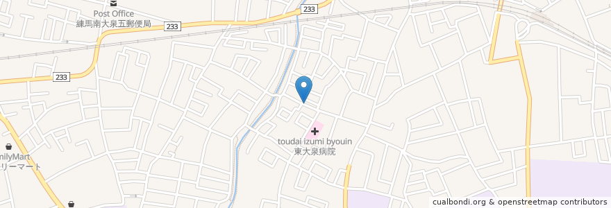 Mapa de ubicacion de bucci en اليابان, 東京都, 練馬区.