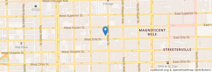 Mapa de ubicacion de Portsmith en 미국, 일리노이, 시카고.