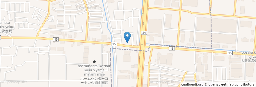 Mapa de ubicacion de きん太 en Jepun, 京都府, 久世郡, 宇治市.