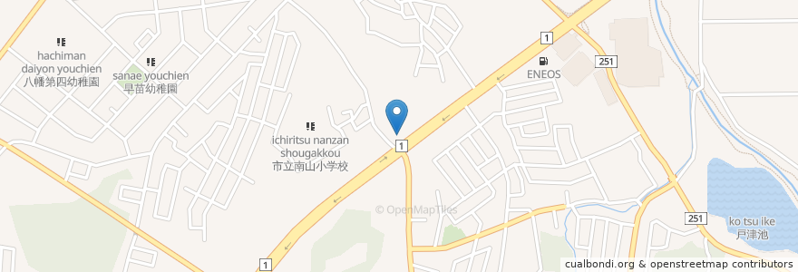 Mapa de ubicacion de きん太 en ژاپن, 京都府, 八幡市.