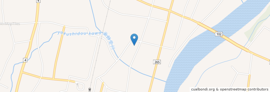 Mapa de ubicacion de 鳥谷寺 en 日本, 岩手県, 花巻市.