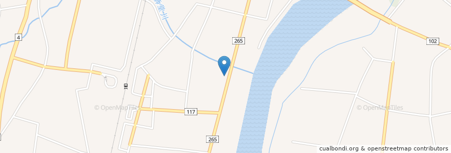 Mapa de ubicacion de 御食事処 たつみや en 日本, 岩手県, 花巻市.