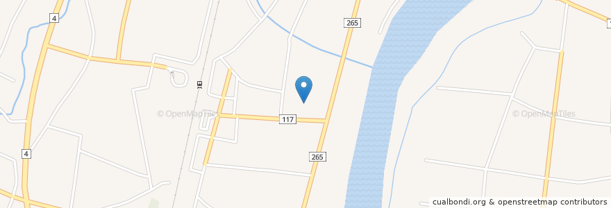 Mapa de ubicacion de 竹駒稲荷神社 en 日本, 岩手県, 花巻市.