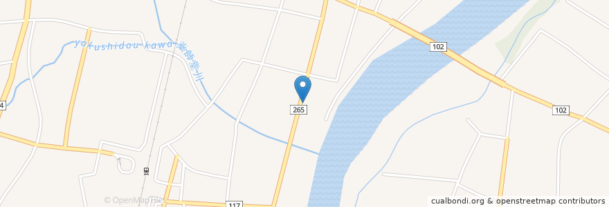 Mapa de ubicacion de 北日本銀行 石鳥谷支店 en Jepun, 岩手県, 花巻市.