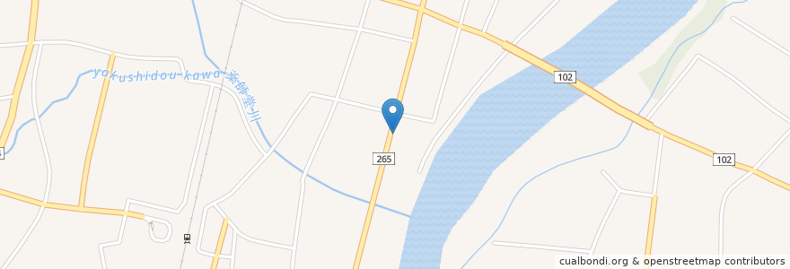 Mapa de ubicacion de 喜平堂菓子店 en Japon, Préfecture D'Iwate, 花巻市.
