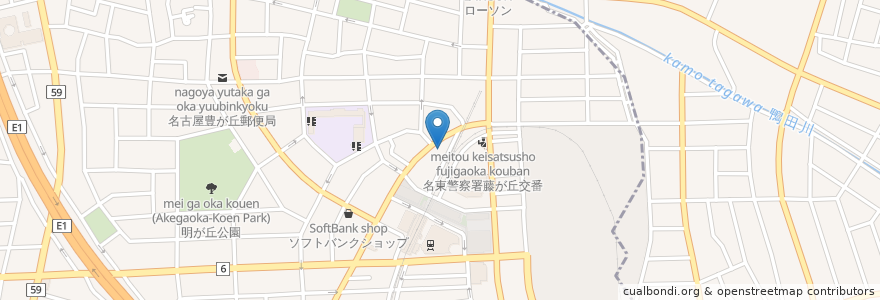 Mapa de ubicacion de 東海歯科医療専門学校 en 日本, 愛知県, 長久手市.