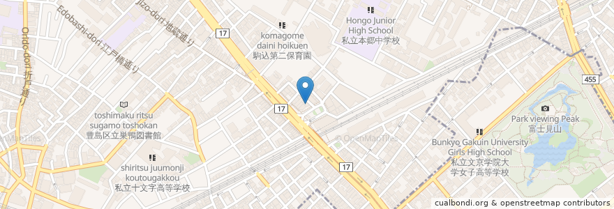 Mapa de ubicacion de ガスト en Japonya, 東京都, 豊島区.