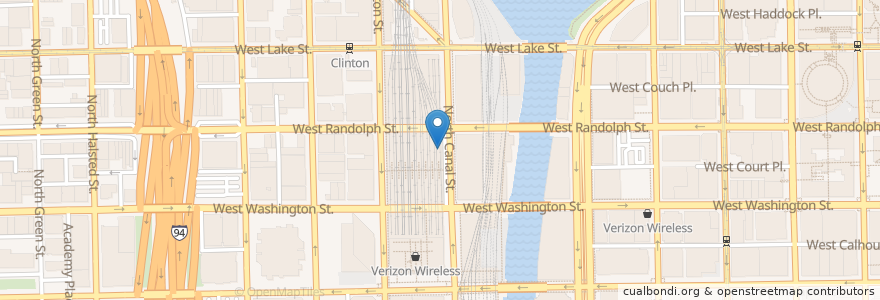 Mapa de ubicacion de Ovie Bar & Grill en 미국, 일리노이, 시카고.