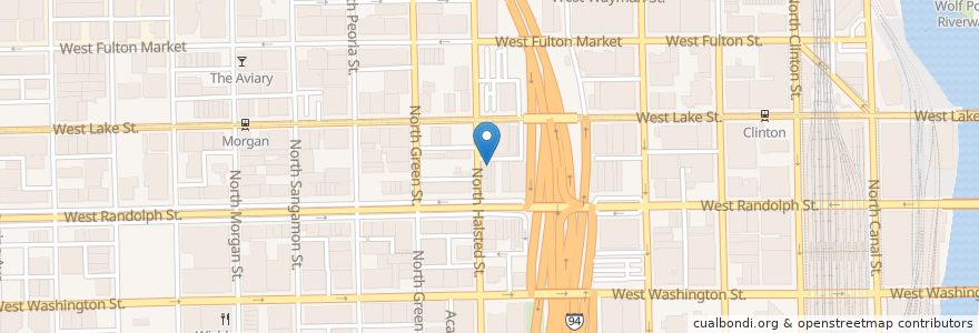 Mapa de ubicacion de Esco Bar en United States, Illinois, Chicago.