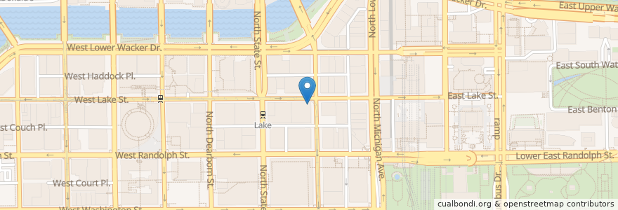 Mapa de ubicacion de Capriotti's Sandwich Shop en Estados Unidos De América, Illinois, Chicago.
