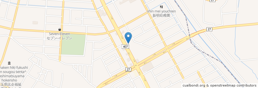 Mapa de ubicacion de いきなり！ステーキ en اليابان, 埼玉県, 東松山市.