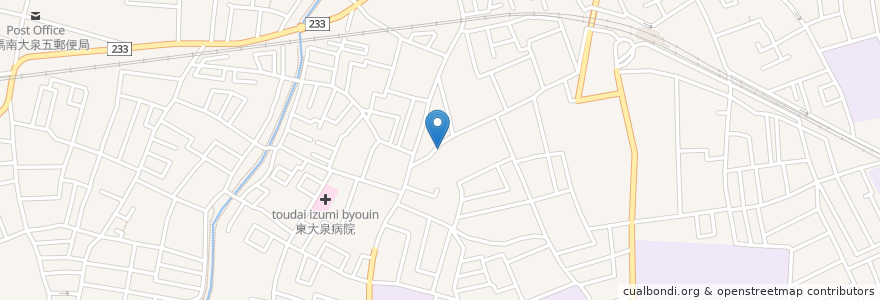 Mapa de ubicacion de アベニュー歯科クリニック大泉学園 en 日本, 東京都, 練馬区.