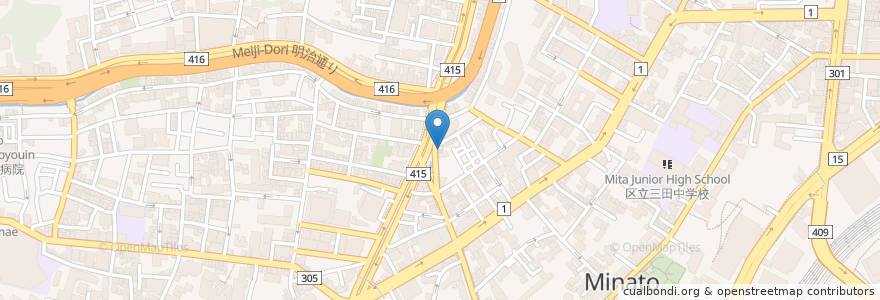 Mapa de ubicacion de ピボット en Japón, Tokio, Minato.
