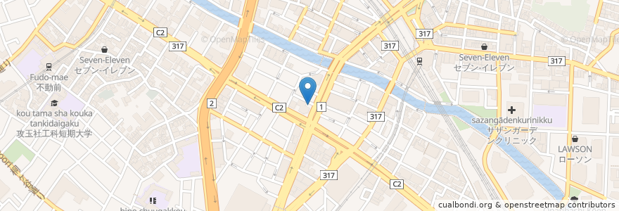 Mapa de ubicacion de Komoro soba en Japan, Tokyo, Shinagawa.