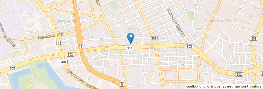 Mapa de ubicacion de Restaurant boys en Japonya, 東京都, 千代田区.