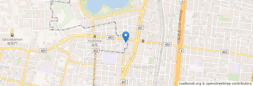 Mapa de ubicacion de ととろ en 日本, 東京都, 台東区.