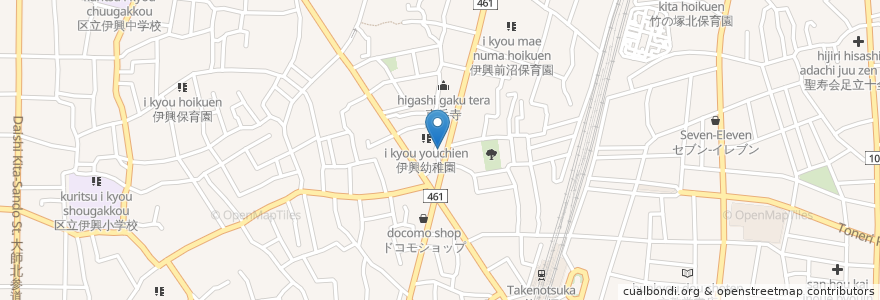 Mapa de ubicacion de ジョイ薬局 en Japan, Tokyo, Adachi.