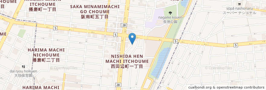 Mapa de ubicacion de スナック 月下美人 en Japan, Präfektur Osaka, 大阪市, 阿倍野区.