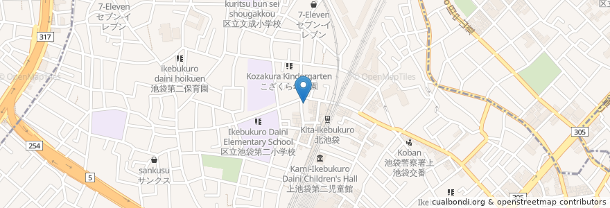 Mapa de ubicacion de 西念寺 en Japão, Tóquio, 豊島区.