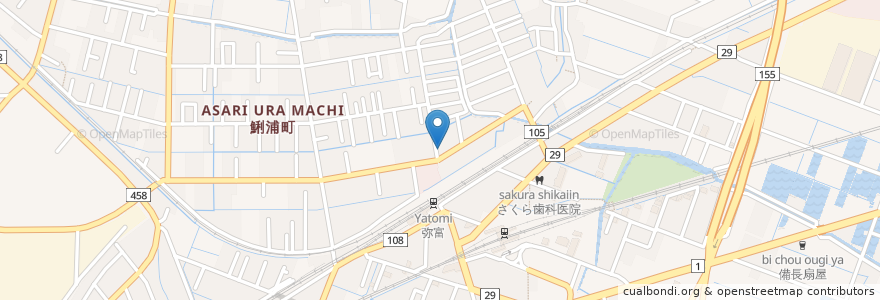 Mapa de ubicacion de 彦兵衛 en 日本, 愛知県, 弥富市.