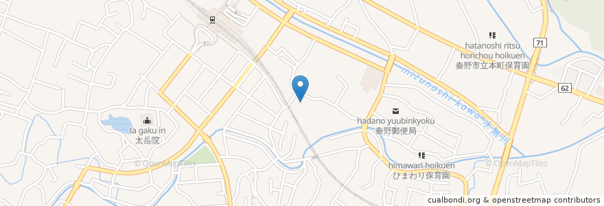 Mapa de ubicacion de 寿徳寺 en Japan, 神奈川県, 秦野市.