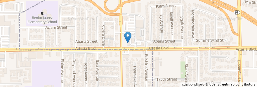 Mapa de ubicacion de Joshua Medical en Amerika Syarikat, California, Los Angeles County.