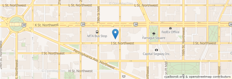 Mapa de ubicacion de Pret A Manger en 미국, 워싱턴 D.C., 워싱턴.