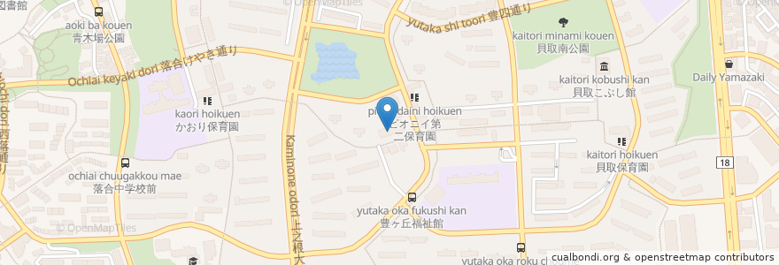 Mapa de ubicacion de 豊ヶ丘児童館 en Japan, Tokyo, Tama.
