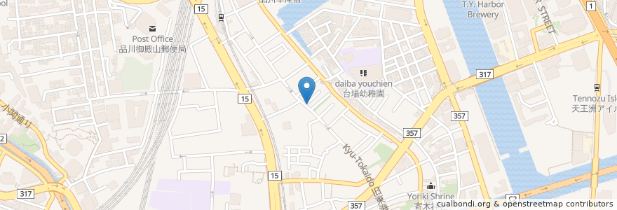 Mapa de ubicacion de そば処行ってつ en Japonya, 東京都, 品川区.