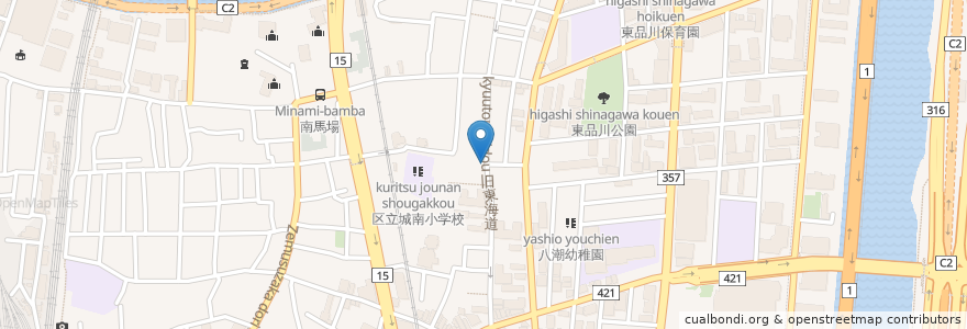 Mapa de ubicacion de ITTO個別指導学院 en Japan, Tokio, 品川区.