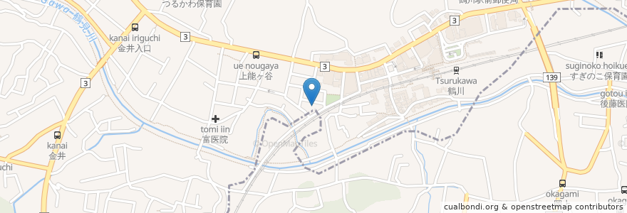 Mapa de ubicacion de 横沢クリニック en Japón, Tokio, Machida.
