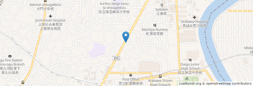 Mapa de ubicacion de はなぞの薬局 en Japan, 東京都.